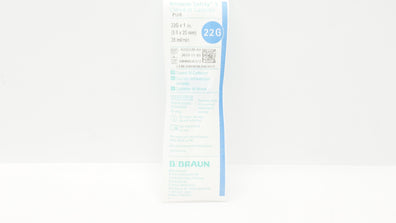 B.Braun 4251128-02 Introcan Safety 3 Closed IV Cath. 22G x 1inch x 35ml/min (x)